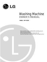 LG WF-H1500 Owner's manual