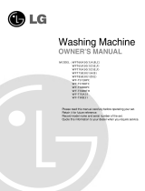 LG WFT85B30EHT Owner's manual