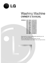 LG WF-T8016TP Owner's manual