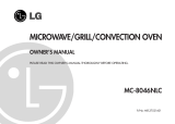 LG MC-7844NLC Owner's manual