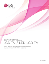 LG 22LV2130 Owner's manual