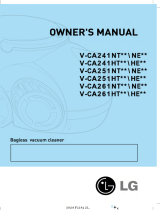 LG VTCA261NT Owner's manual