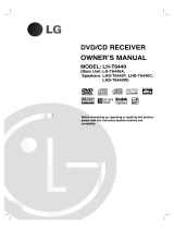 LG LH-T1000A Owner's manual