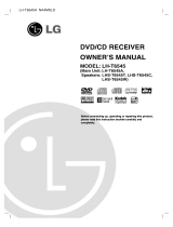 LG LH-T6545A Owner's manual