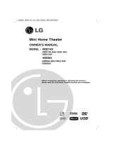LG MDD62-A0U Owner's manual