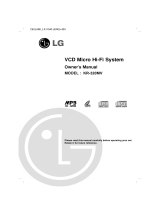 LG LX-V340A Owner's manual