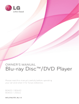 LG BD620 User manual