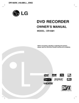 LG DR166W Owner's manual