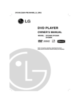 LG DV256K-PM Owner's manual