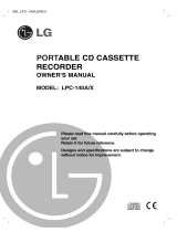 LG LPC-140A Owner's manual