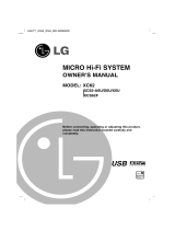 LG XC62-A0U Owner's manual