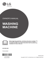 LG FG1612H2W Owner's manual