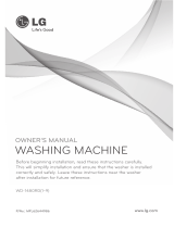 LG WD-1480RD6 Owner's manual