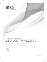 LG 32LM3400 Owner's manual