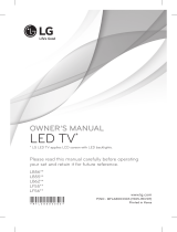 LG 50LB5610 Owner's manual