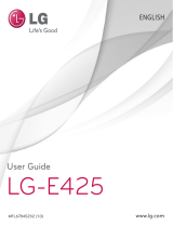 LG E425 User manual