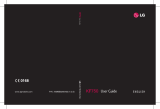 LG KF750.AVDFBK User manual