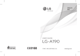 LG LGA190.AMBFBK User manual