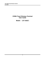 LG LST-250 Owner's manual