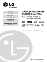 LG HT302SD-A8 Owner's manual