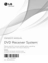 LG HT355SD-A2 Owner's manual