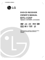 LG LH-D6430A Owner's manual