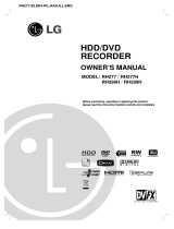 LG RH277H-P1L Owner's manual