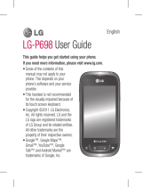 LG LGP698.AAGRBK User manual