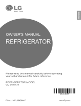LG GL-M051RSWC Owner's manual