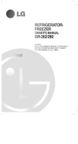 LG GR-252SQ Owner's manual