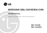 LG MC-7645B Owner's manual