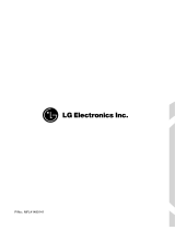LG WD-14576RD Owner's manual