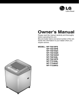 LG WF-T7239KS Owner's manual