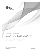 LG 42LD465C Owner's manual