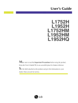 LG L1752HM-BF User manual