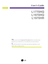 LG L1770HQ-BF User manual