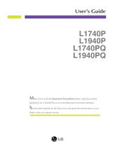 LG L1940PQ User manual