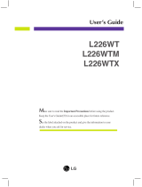 LG L226WTX-BF User manual