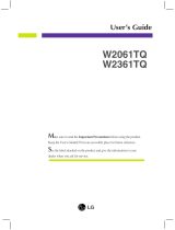 LG W2061TQ-PF User manual