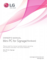 LG PC700-DHCJP Owner's manual