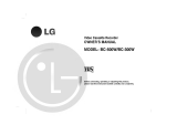 LG BC-500W Owner's manual