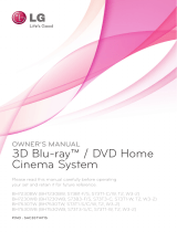 LG SMART 3D Blu-ray W3-2 User manual