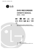 LG DR4812XVL User manual