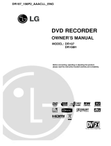 LG DR197P2 User manual