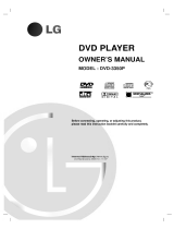 LG DVD3350P Owner's manual