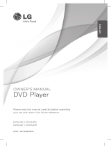 LG DVX640 User manual