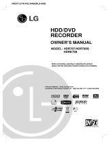 LG HDR789S User manual
