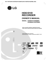 LG HDRF899X User manual