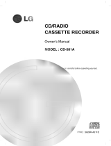 LG CD-581A Owner's manual