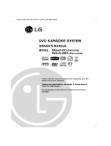 LG DKS-6100BK User manual